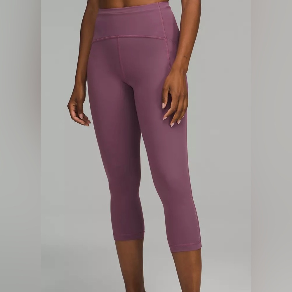 Lululemon Swift Speed High-Rise Crop 21” Vintage Plum Size 4